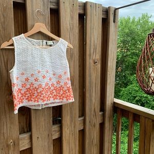 Fifty Street Eyelet Crop Top